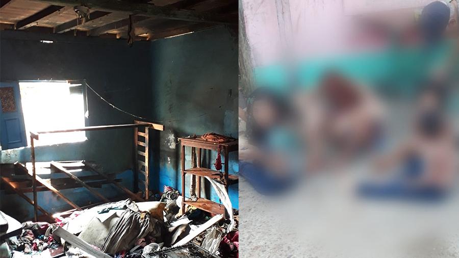 Explosão de botijão de gás deixa seis pessoas da mesma família gravemente ferida