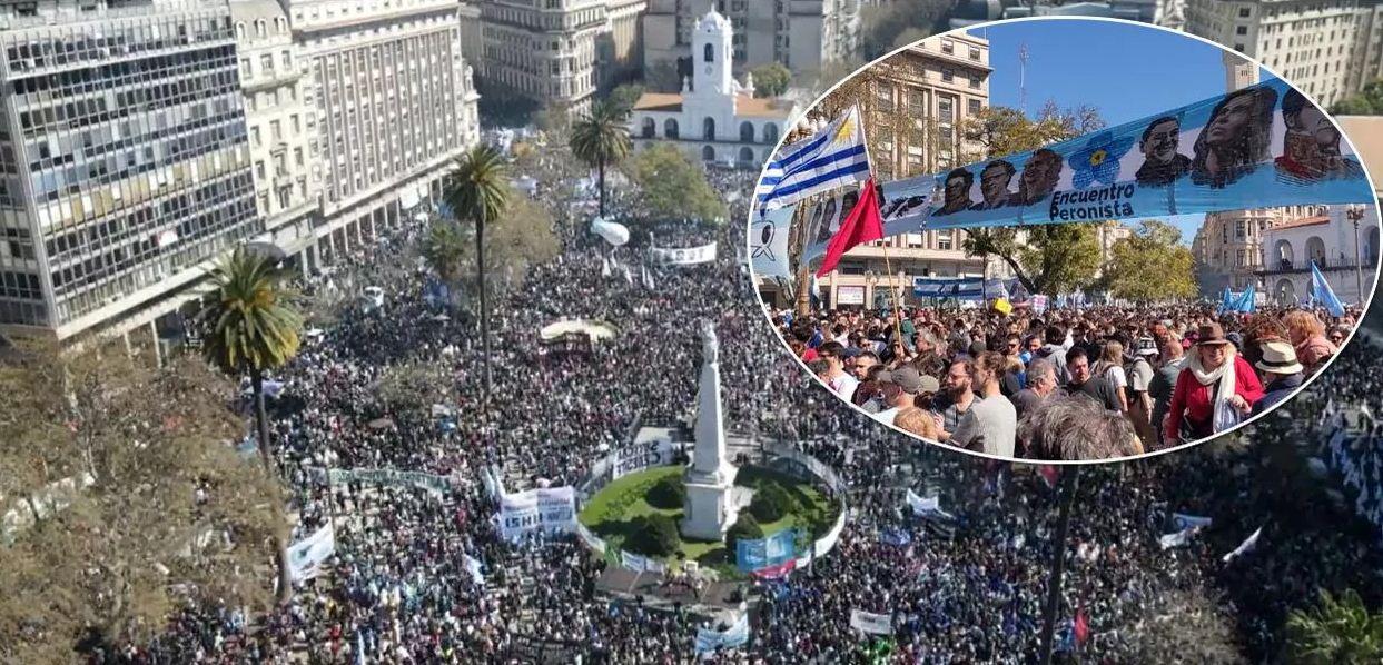 Multidão ocupa as ruas de Buenos Aires em protesto contra atentado a Cristina Kirchner
