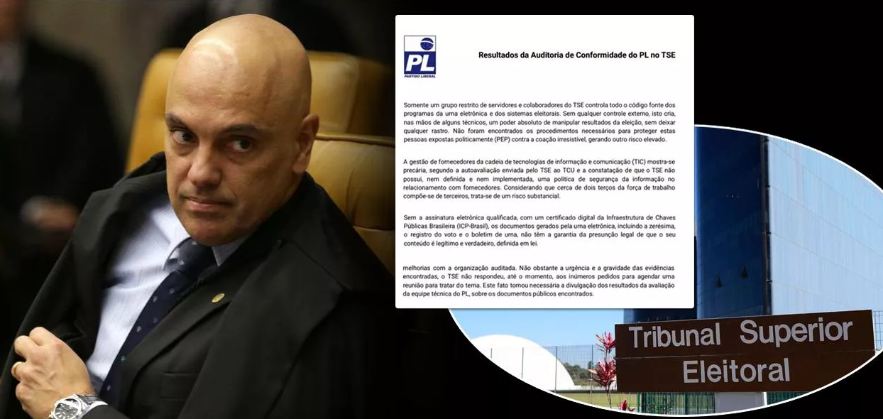 TSE diz que documento do PL que questiona urnas é 'mentiroso' e tenta 'tumultuar processo eleitoral'