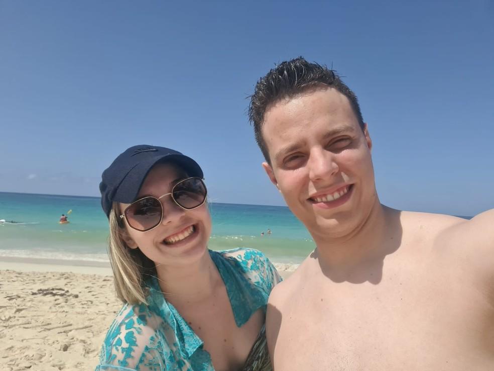 Brasileiros vivem tragédia durante lua de mel no Caribe e recém-casada vai para a UTI