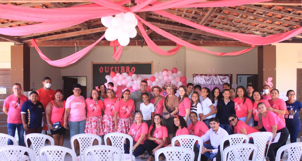 GRUPO ONCO E VIDA PARTICIPA DE MOVIMENTO DO OUTUBRO ROSA EM GEORGINO AVELINO