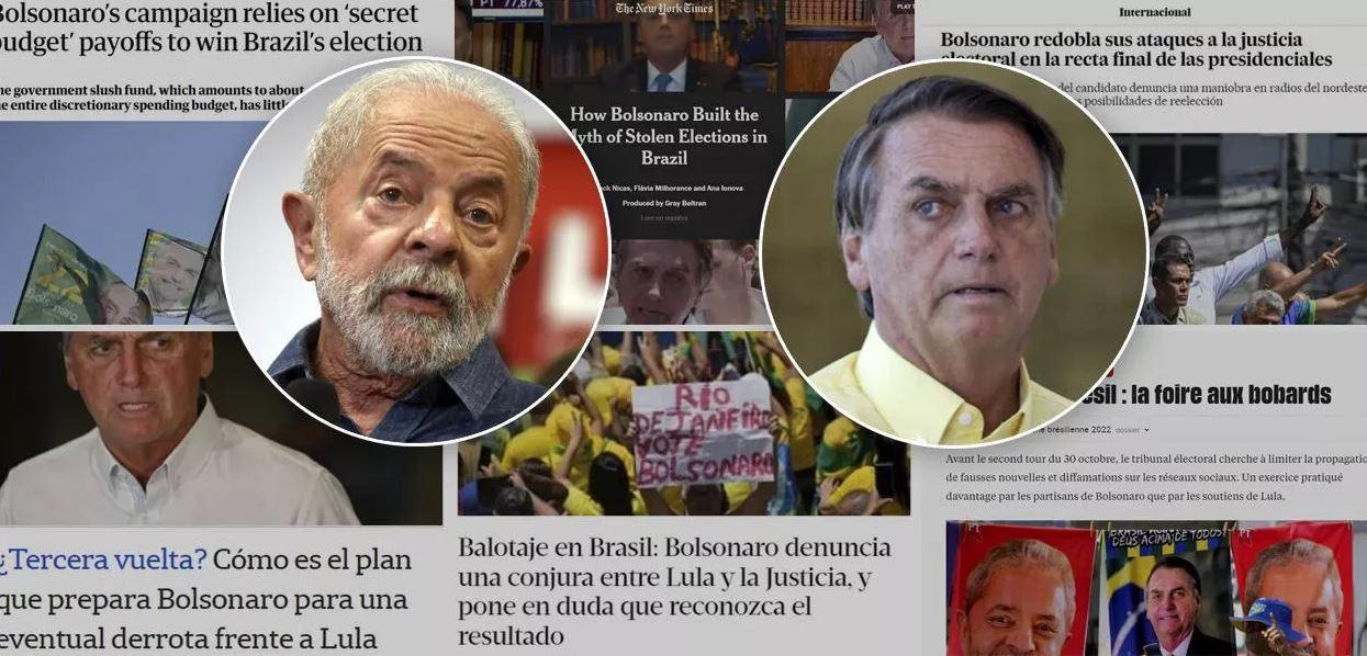 Imprensa internacional destaca orçamento secreto, ataque às urnas e fake news bolsonaristas na reta final da eleição