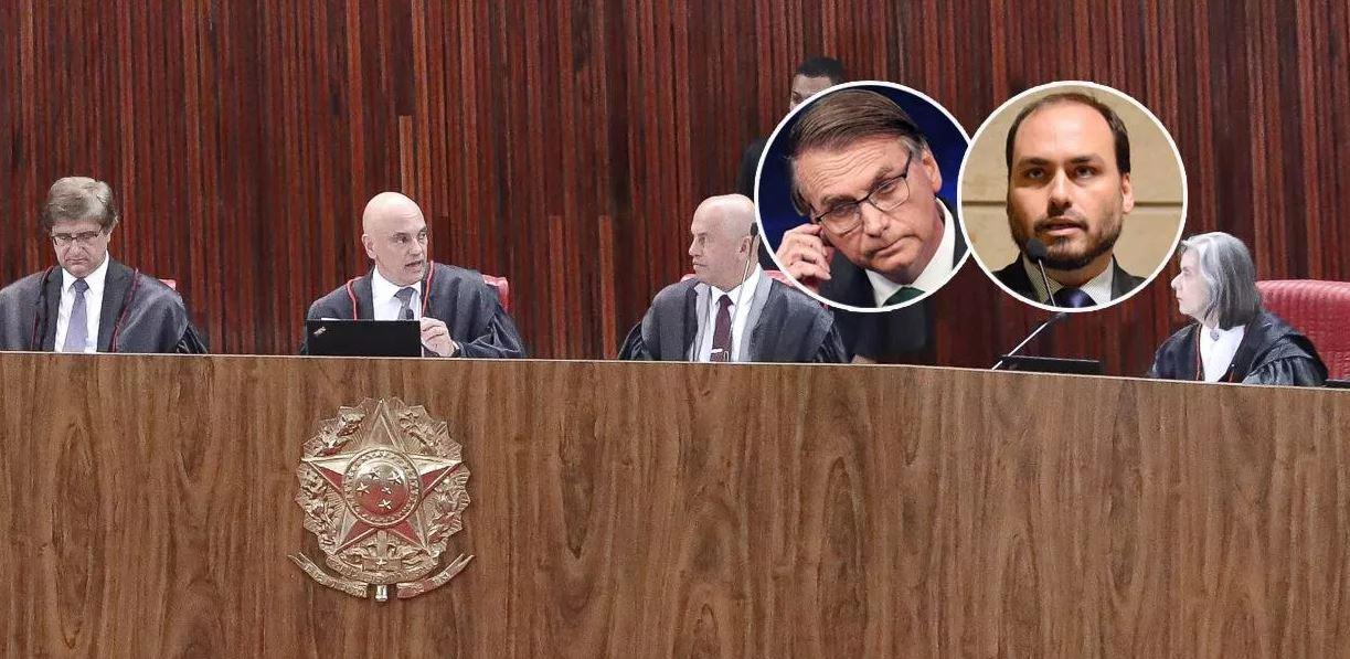 TSE confirma investigação de rede de fake news que envolve Jair e Carlos Bolsonaro