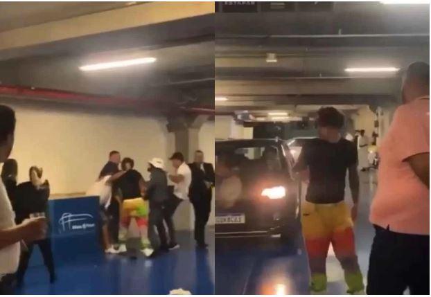 Biel cai na porrada com outro homem após show de Gusttavo Lima em SP
