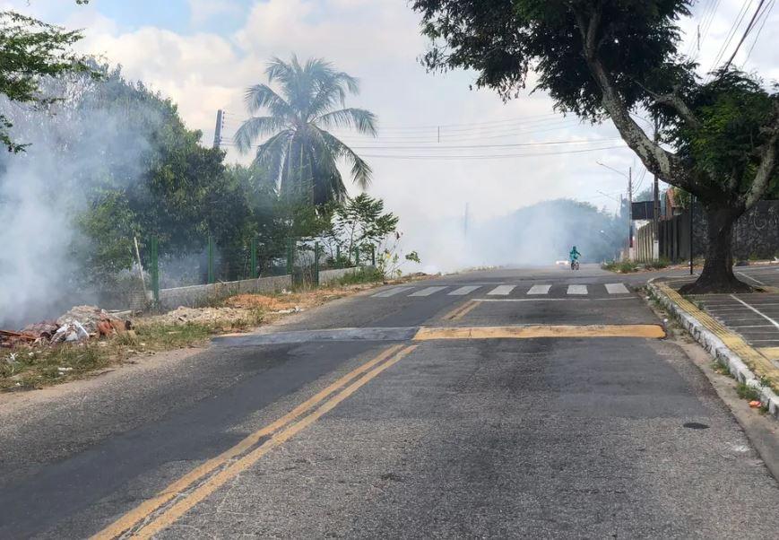 Incêndio atinge área de mata na Zona Sul de Natal