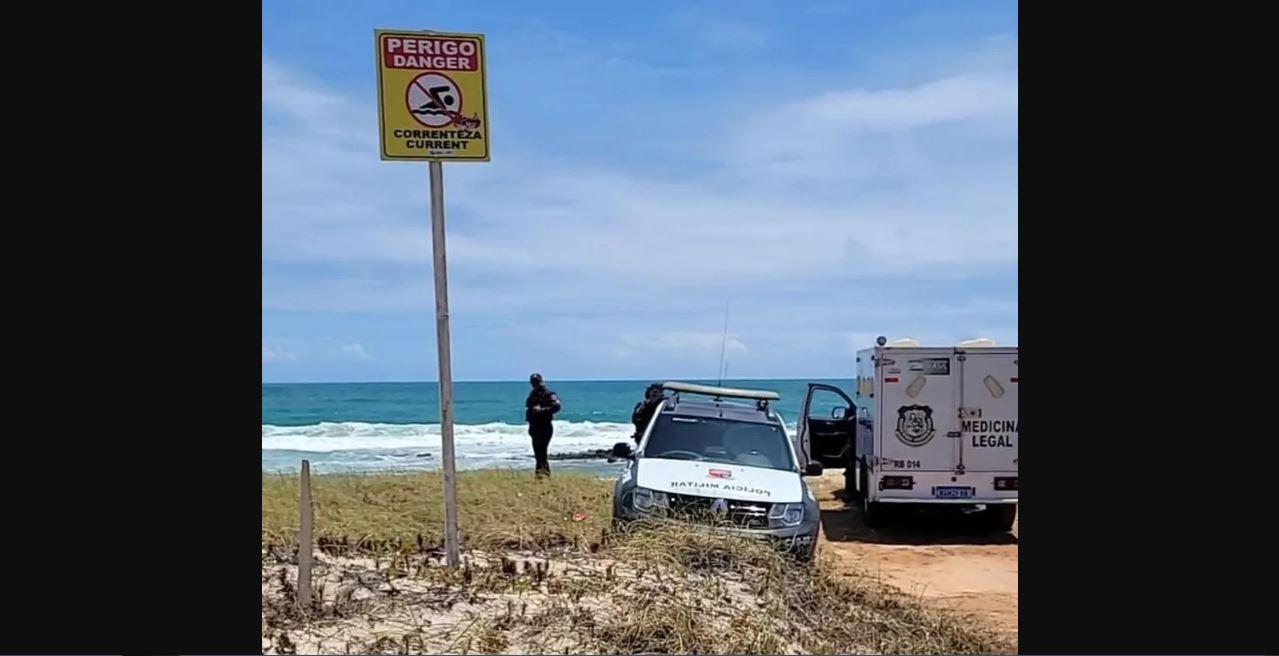 Jovem de 25 anos morre afogada na praia de Barra do Cunhaú, no litoral sul do RN