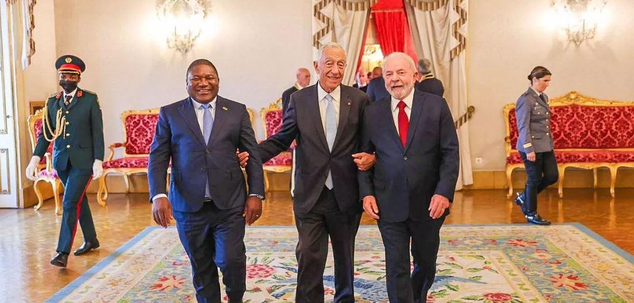 Lula se encontra com presidente de Portugal em Lisboa (vídeo)