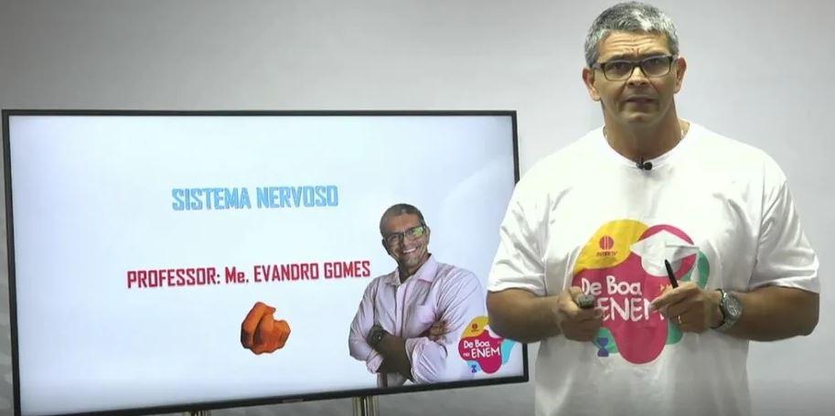 Videoaula de biologia aponta como o sistema nervoso pode ser explorado no Enem