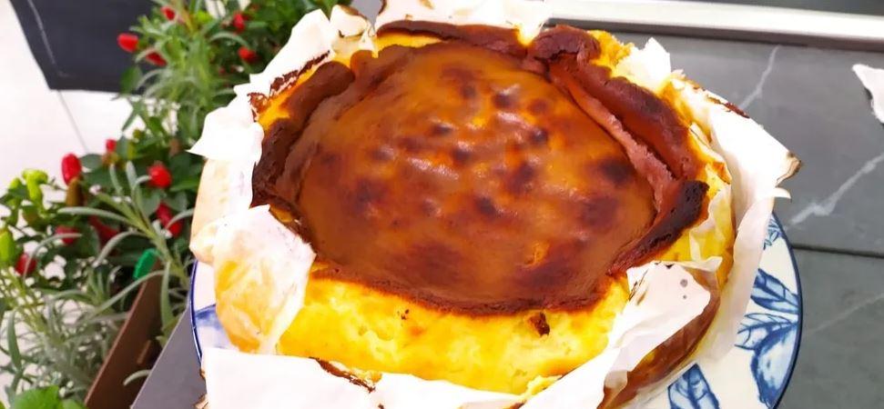 Cheesecake basco: torta basca