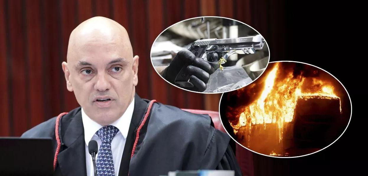 Em decisão que proíbe armas na posse, Moraes cita 