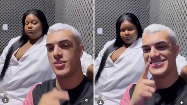 MC CAROL E DJ DO HIT 'TUBARÃO, TE AMO' SE ENCONTRAM APÓS TRETA E GRAVAM MÚSICA JUNTOS