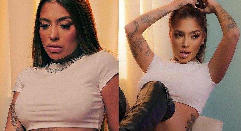 MC Mirella exibe barriga sarada ao posar de cropped, e fãs piram: 'Perdi a cabeça com tanta beleza'