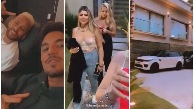 O PÓS-COPA DE NEYMAR: JOGADOR É ANFITRIÃO DE DUAS FESTAS SEGUIDAS COM NOVAS AMIGAS, CANTORES E PARÇA