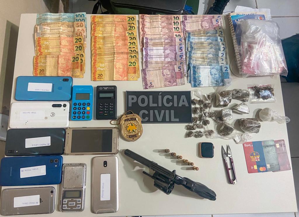 Pai e filho são presos durante operação de combate ao tráfico de drogas na cidade de Tangará