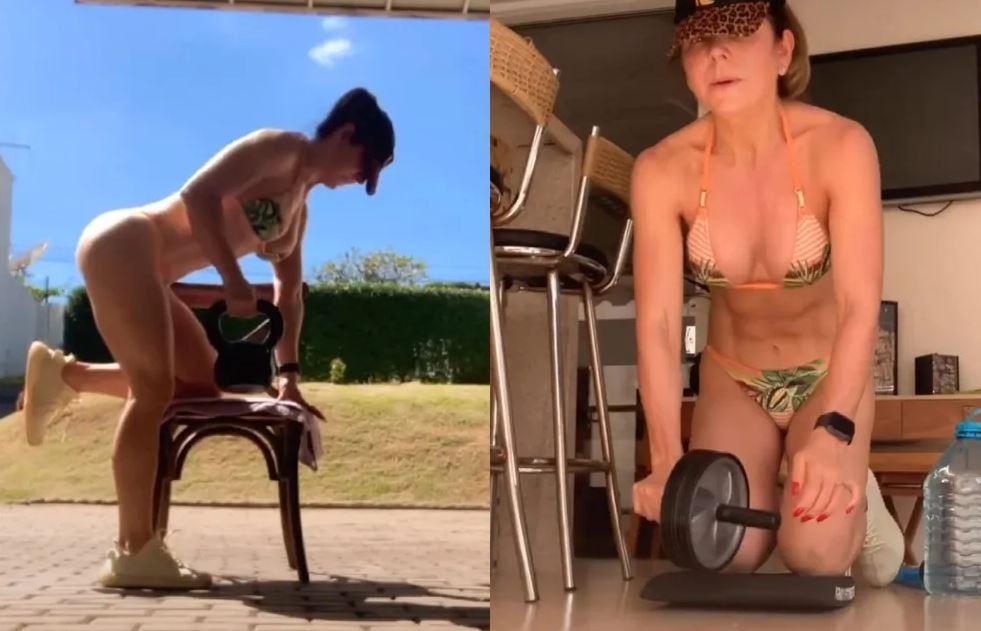 Karina Lucco compartilha rotina intensa de treino