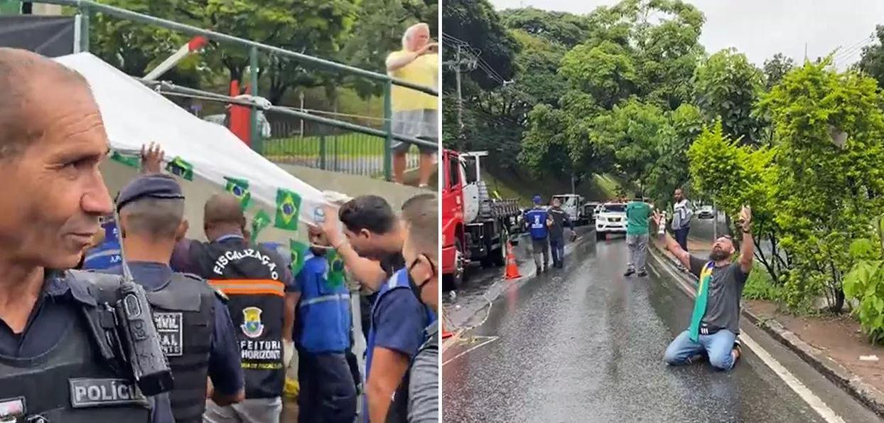 Moraes atende prefeito e determina fim do acampamento bolsonarista em Belo Horizonte
