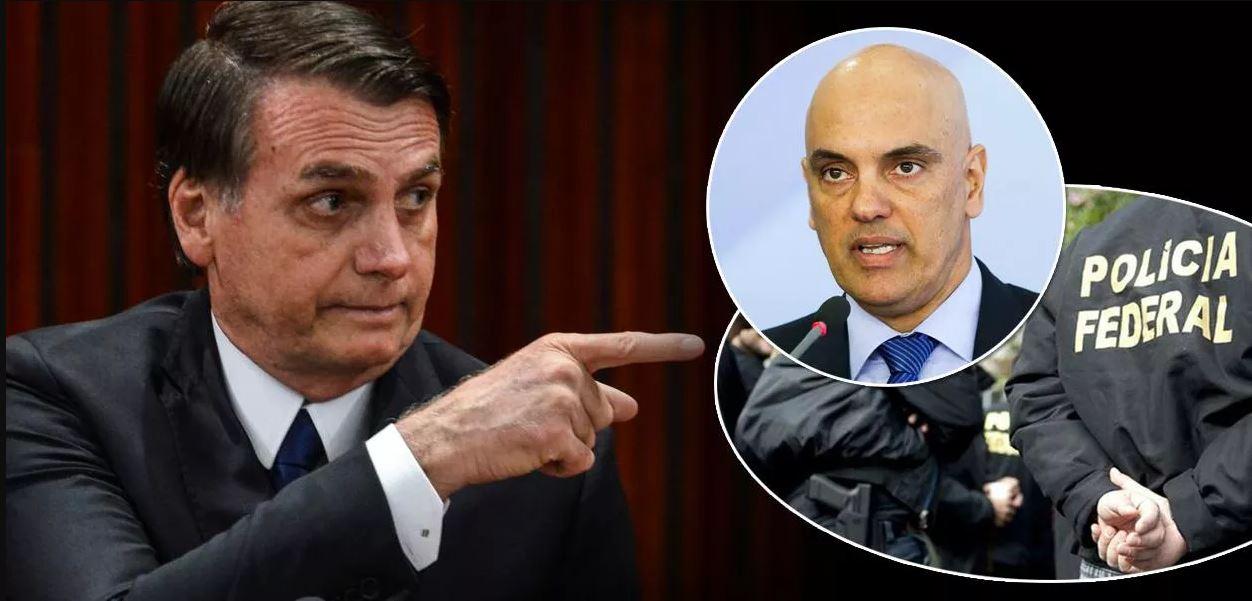 Paranoico e com medo de grampo de Moraes, Bolsonaro troca número de celular