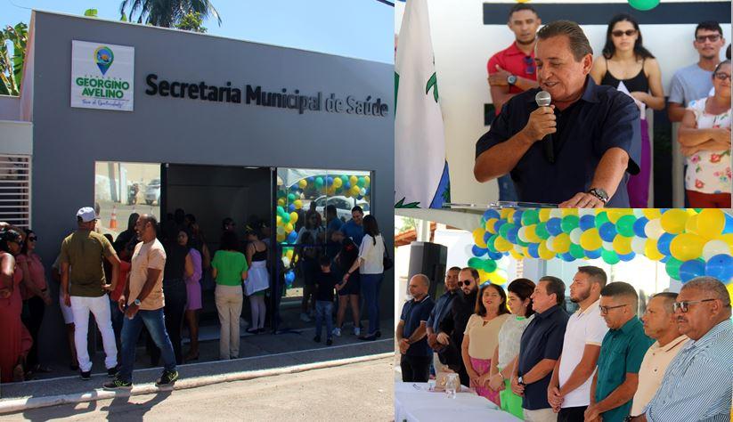 PREFEITO ANTÔNIO FREIRE ENTREGA NOVA SECRETARIA DE SAÚDE À POPULAÇÃO DE GEORGINO AVELINO