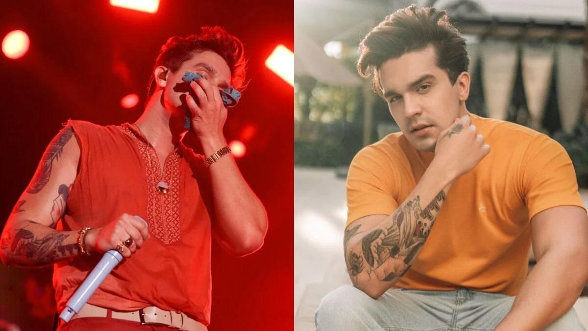 [VÍDEO] Luan Santana passa mal e busca atendimento médico após cheirar caIcinha de fã durante show