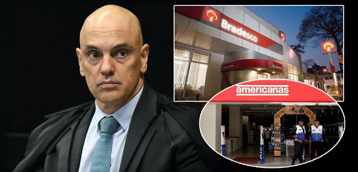 Alexandre de Moraes atende Americanas e impede investigação sobre a fraude na empresa