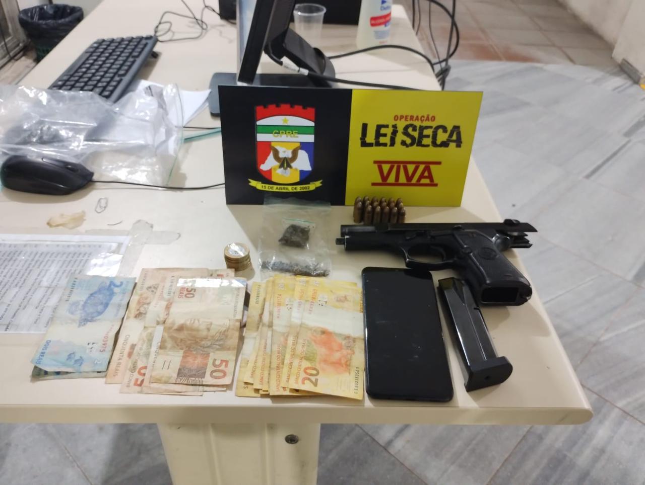LEI SECA/CPRE EM AÇÃO: MAIS UMA ARMA DE FOGO APREENDIDA E AUTUAÇÃO DE 17 CONDUTORES ALCOOLIZADOS SÃO REGISTRADOS DURANTE FISCALIZAÇÃO EM NATAL