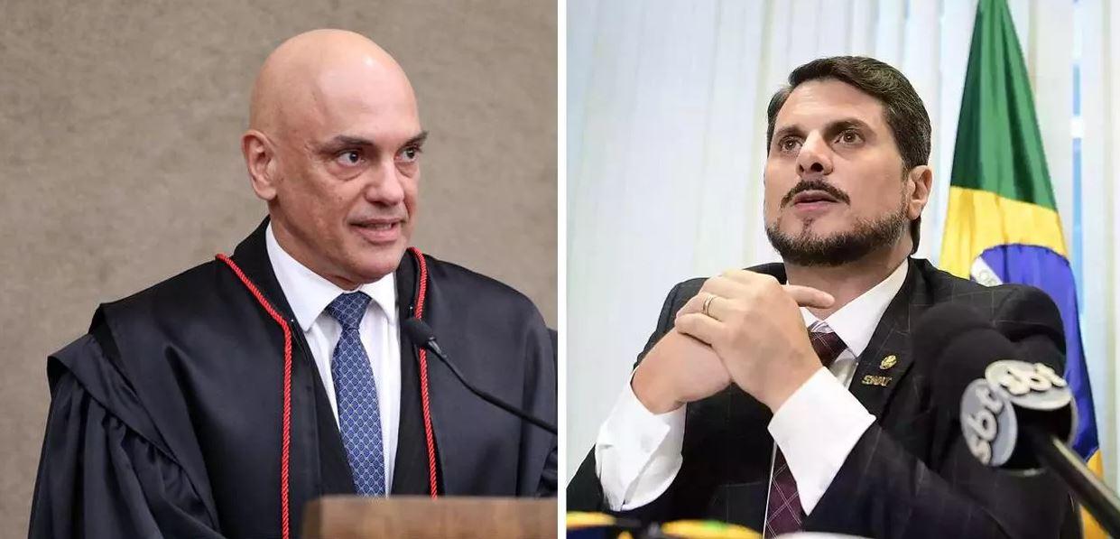 Moraes afirma que Marcos do Val apresentou versões contraditórias e abre investigação contra senador