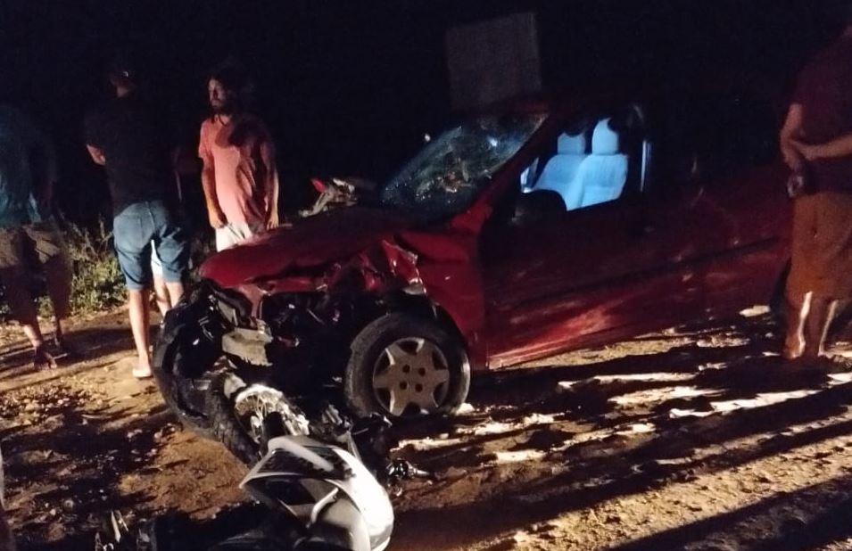 Acidente entre moto e carro deixa motociclista morto no interior do RN