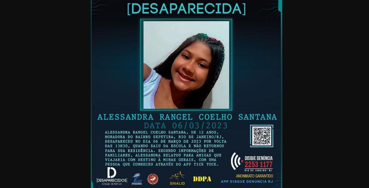 Menina de 12 anos desaparece depois de marcar encontro pela internet; Caso serve de alerta para os pais