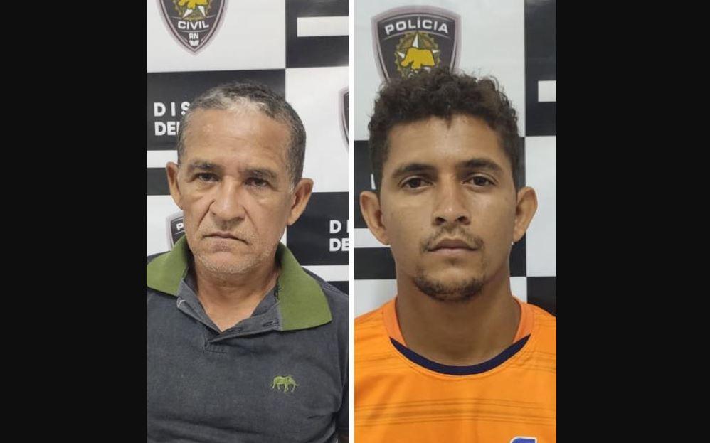 Pai e filho são presos suspeitos de homicídio e tentativa de homicídio em Ceará-Mirim