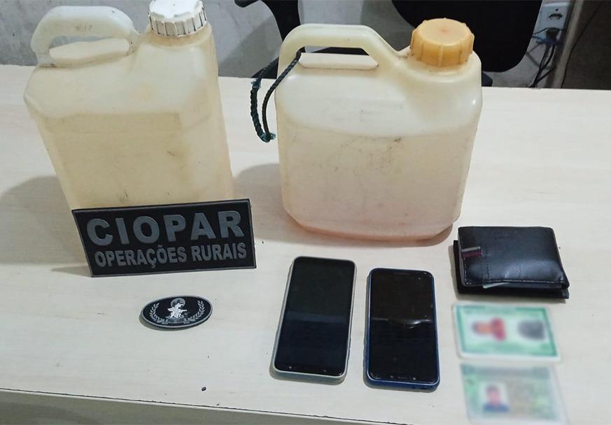 Polícia Militar prende suspeitos com galões de combustíveis em Natal e Parnamirim