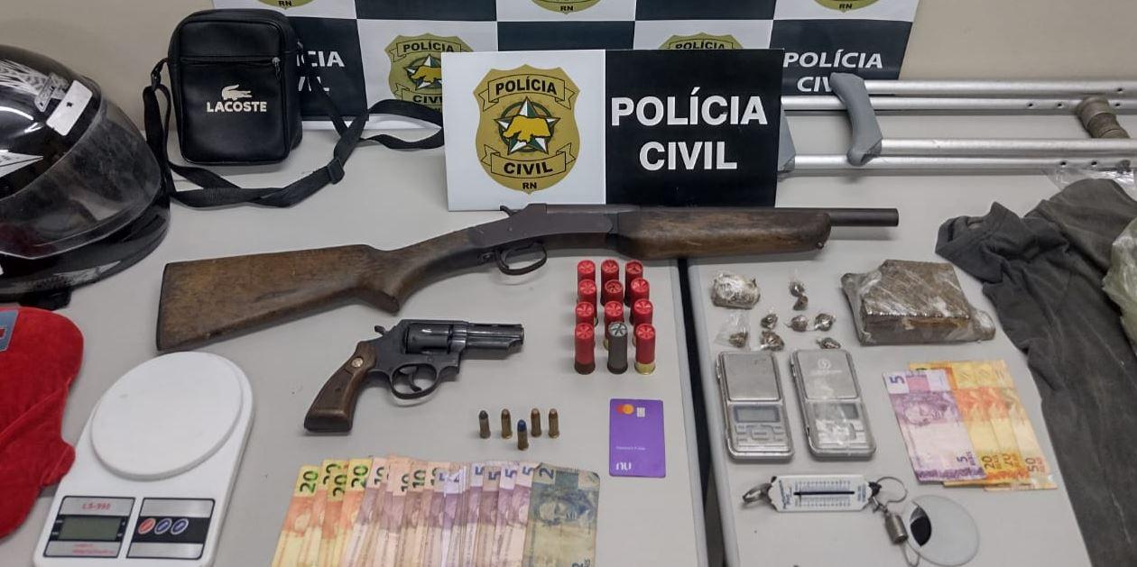 Suspeito de efetuar disparos contra o fórum de Macaíba é preso