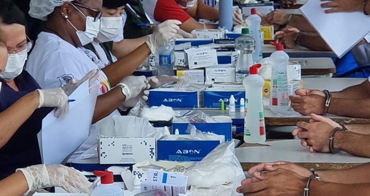 Ação de saúde atende internos dos Pavilhões 1 e 3 de Alcaçuz