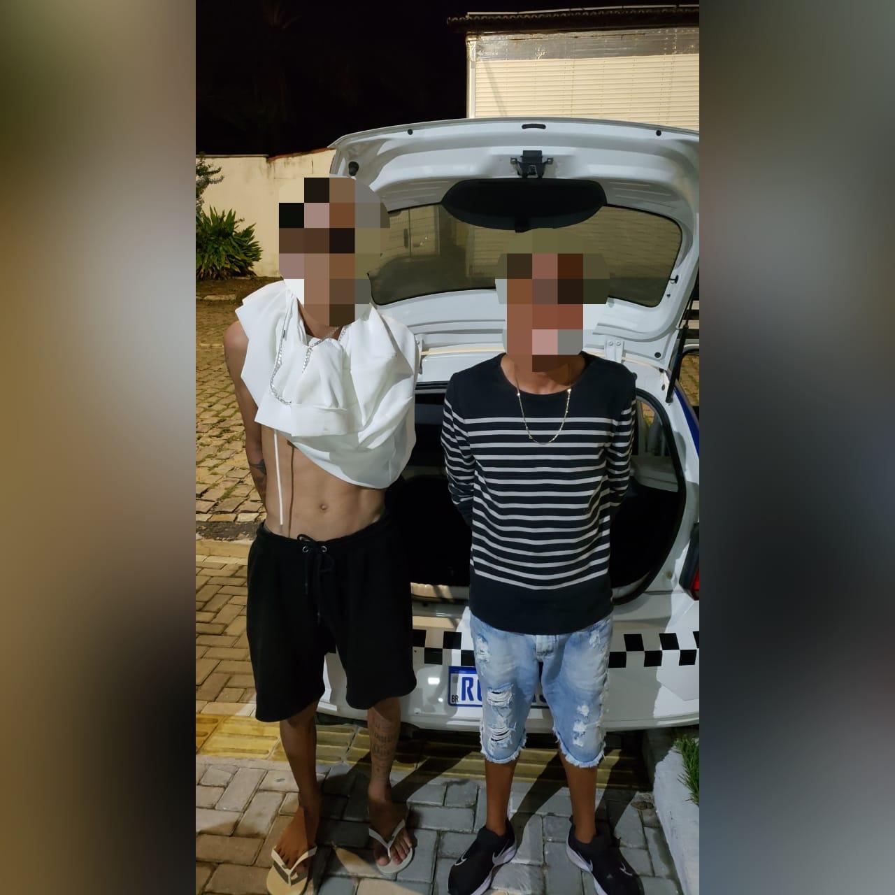 APÓS PERSEGUIÇÃO, GUARDA MUNICIPAL DE SÃO JOSÉ DE MIPIBU CAPTURA DUPLA EM MOTOCICLETA