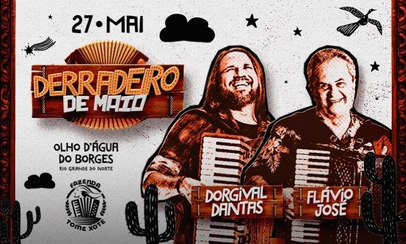Cidade do Forró será inaugurada neste sábado com Dorgival Dantas e Flávio José no show “Derradeiro de Maio”