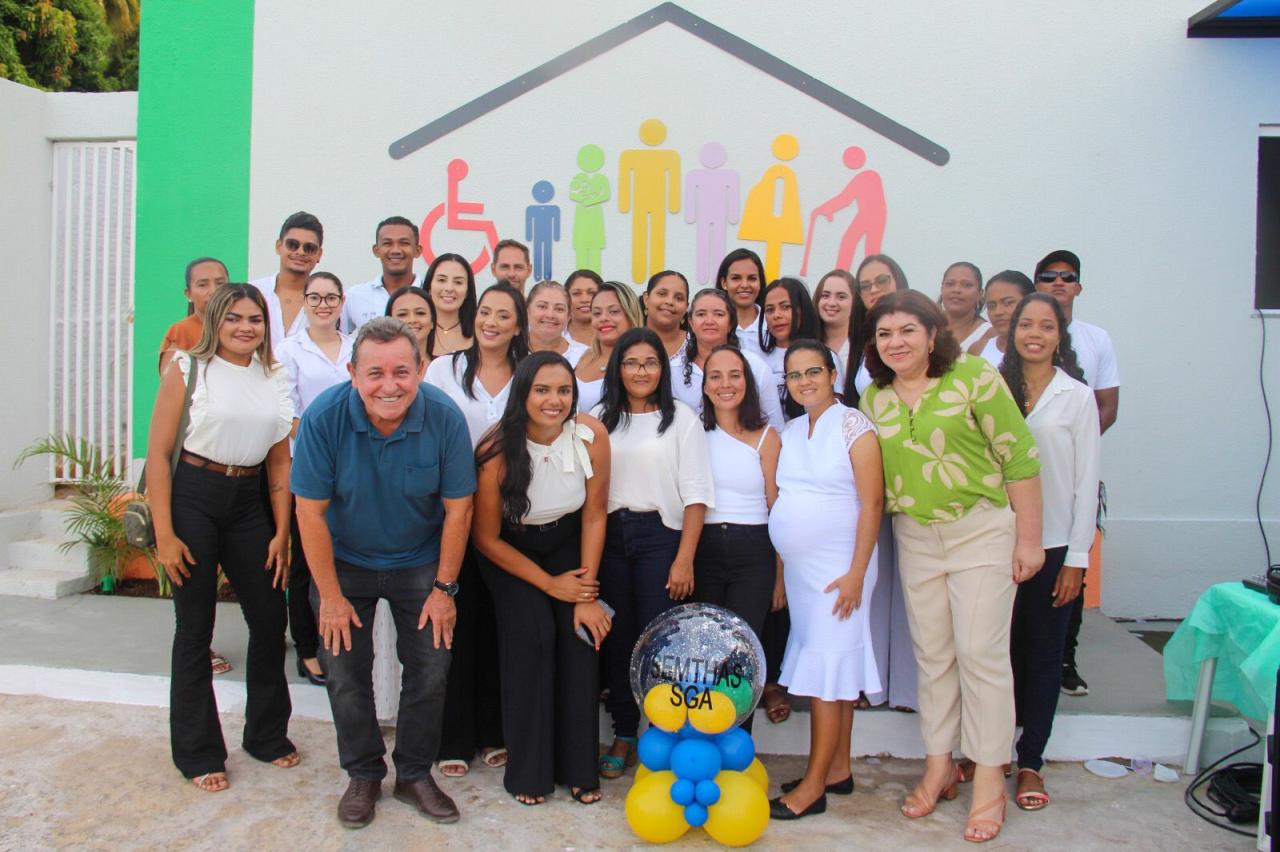 PREFEITO ANTONIO FREIRE ENTREGA A NOVA SEDE DA ASSISTÊNCIA SOCIAL EM GEORGINO AVELINO