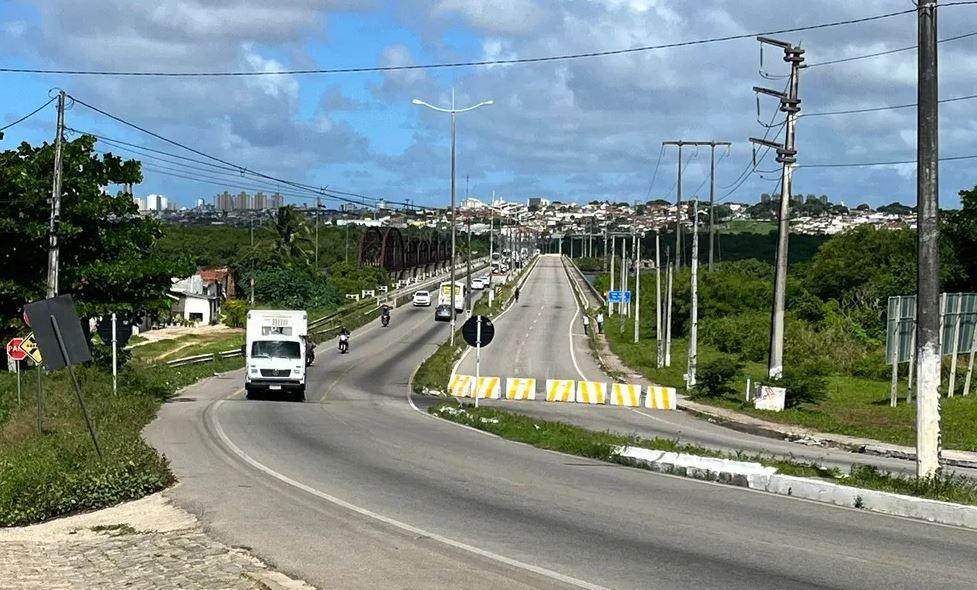 Dnit diz que ponte de Igapó terá os dois lados liberados para o trânsito quando prefeitura concluir obra da Avenida Felizardo Moura em Natal