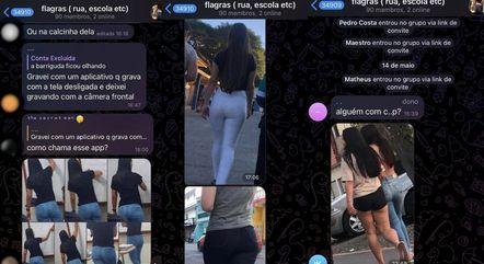 Expostas e sexualizadas: mulheres são fotografadas e ranqueadas em aplicativos de mensagens