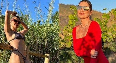 Flávia Alessandra posa de biquíni e cita liberdade após desabafo por críticas a fotos de maiô cavado