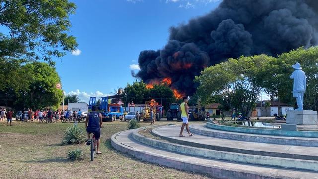 Incêndio destrói lava-jato em Ceará-Mirim