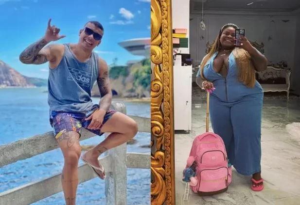 Jojo Todynho se declara ao namorado com tatuagem e cordão de ouro