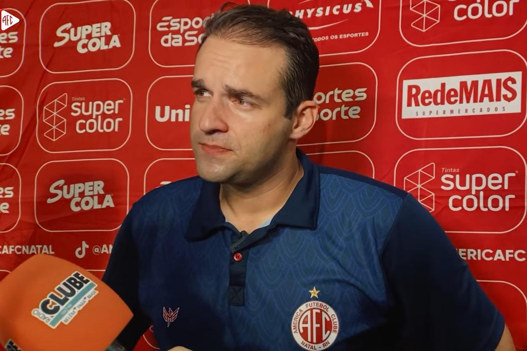 Treinador do América valoriza empate fora de casa: 'estamos conseguindo ter bons resultados'