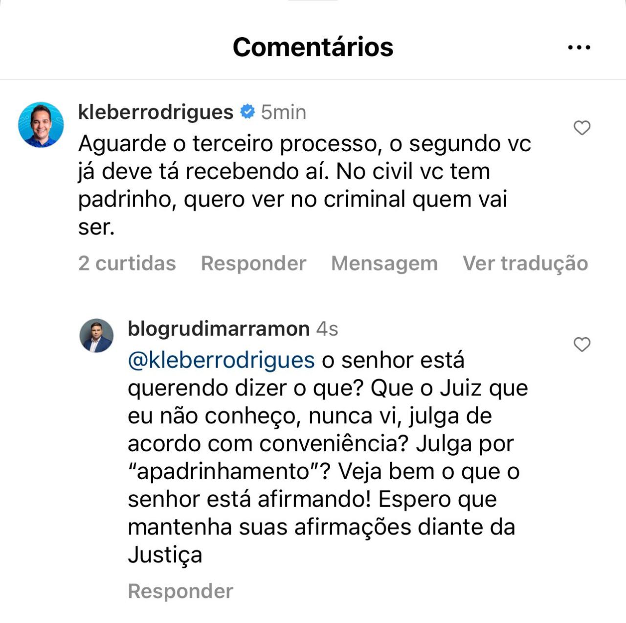 Deputado Kleber Rodrigues afirma que Justiça do RN faz apadrinhamento