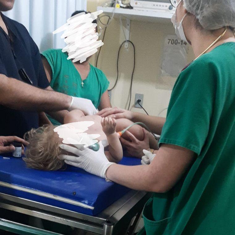 POLICIAIS DO BATALHÃO RODOVIÁRIO/ CPRE SALVAM CRIANÇA VÍTIMA DE ENGASGAMENTO NA MADRUGADA DESTA SEXTA-FEIRA