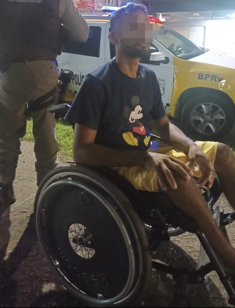 CADEIRANTE, FORAGIDO DA JUSTIÇA HÁ CINCO ANOS, É CAPTURADO PELO BATALHÃO RODOVIÁRIO/CPRE