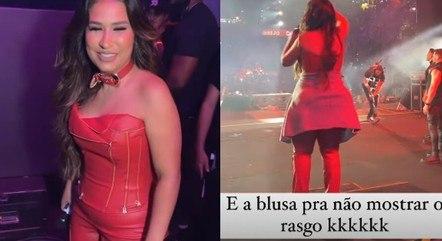 Calça de Simone Mendes rasga pela segunda vez em dez dias na Festa do Peão de Barretos
