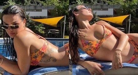 Isis Valverde posa de biquíni e faz dancinha ao curtir dia de descanso antes de novo projeto