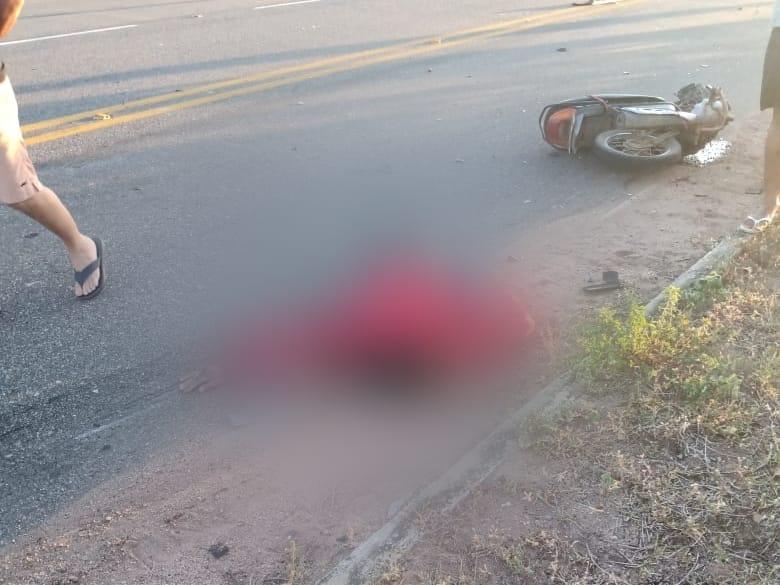 Músico morre após acidente entre motocicleta e caminhão no interior do RN