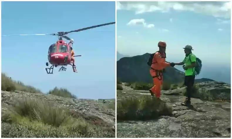 Enquanto escalava montanha, homem é informado que receberá rim novo