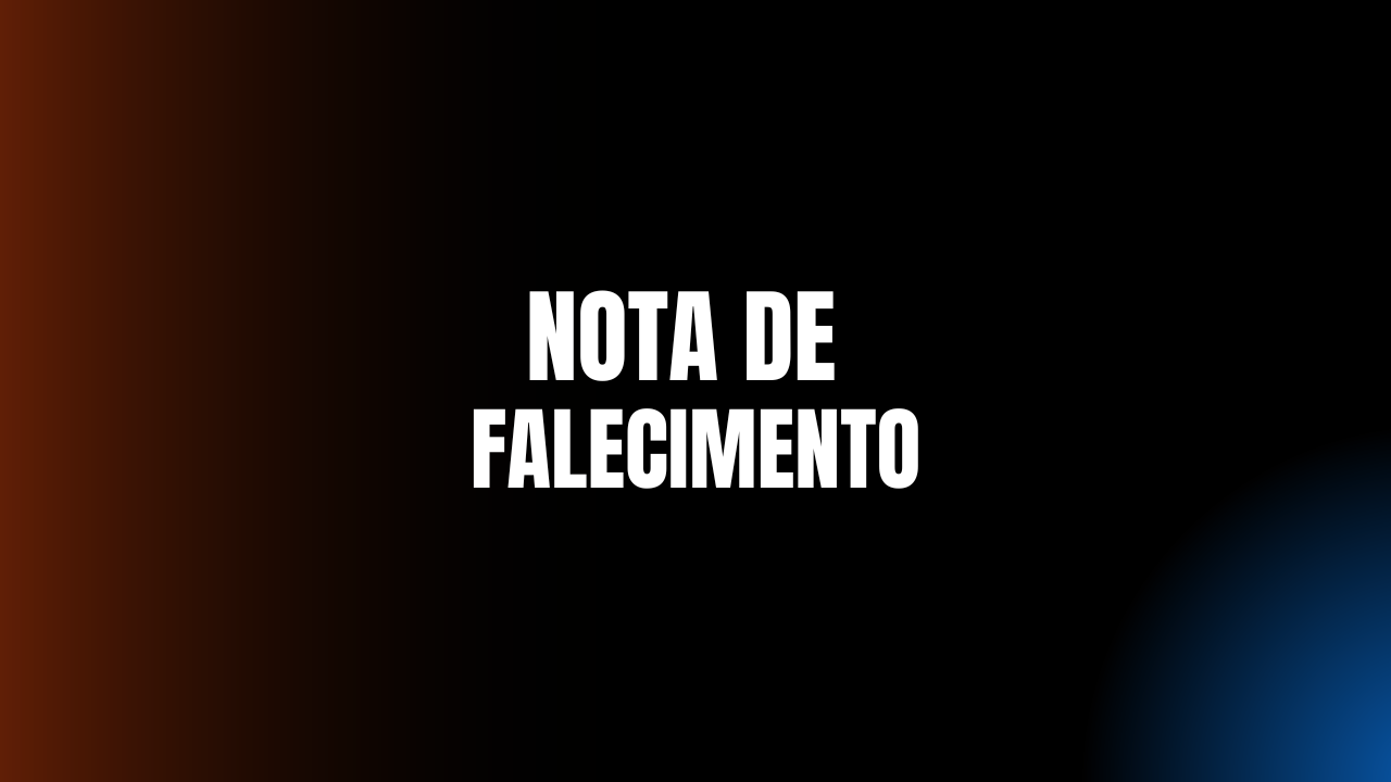 NOTA DE FALECIMENTO