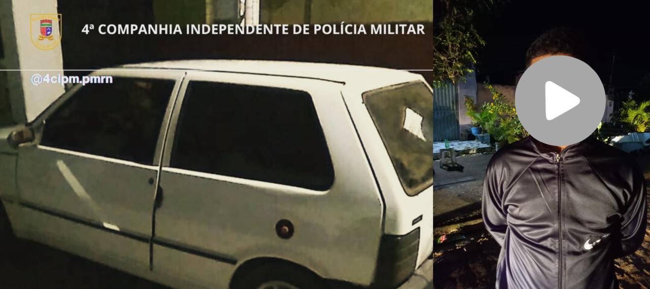 Polícia Militar detém suspeito após roubo em Patané durante a noite de domingo (03)